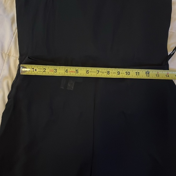 Pentimento 100% Silk Two Piece Set Spaghetti Strap Sheer Dual Layer Side Tie Top - Picture 13 of 16